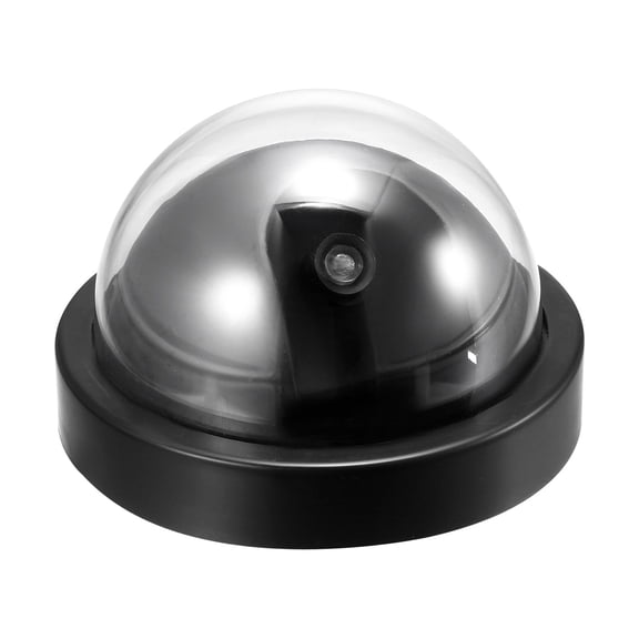 Uxcell Plastic 116x73mm Fake Security Camera with LED