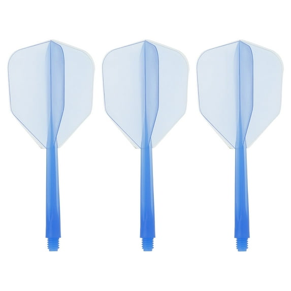 Uxcell Plastic 2BA Integrated Dart Shaft and Flights Replacement, Blue 3 Pack