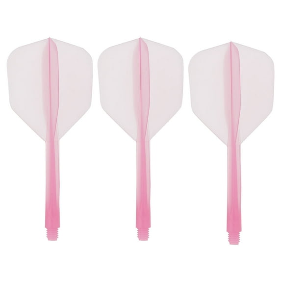 Uxcell Plastic 2BA Integrated Dart Shaft and Flights Replacement, Pink 3 Pack