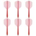 thumbnail image 1 of Uxcell Plastic 2BA Integrated Dart Shaft and Flights Replacement, Red 6 Pack, 1 of 5