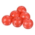 thumbnail image 1 of Uxcell Plastic 41mm Air Flow Hollow Training Golf Practice Balls with Holes Red 12 Pcs, 1 of 5