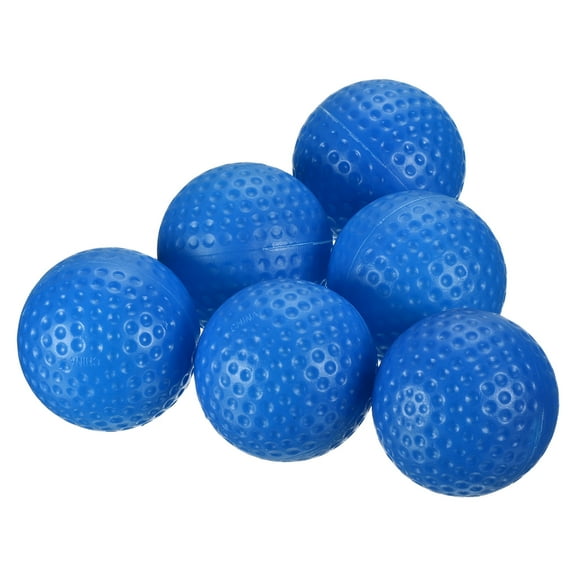 Uxcell Plastic 41mm Hollow Swing Training Golf Practice Ball Blue 16 Pcs