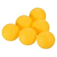thumbnail image 1 of Uxcell Plastic 41mm Hollow Swing Training Golf Practice Ball Yellow 40 Pcs, 1 of 5