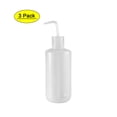 thumbnail image 1 of Uxcell Plastic 500ml/17 oz Narrow Mouth Wash Bottle, 3 Count, 1 of 5