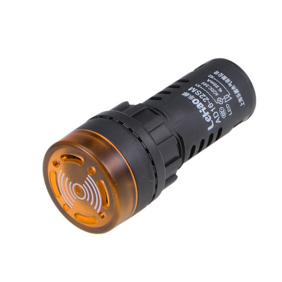 Uxcell Plastic AC/DC 24V Flashing LED Indicator Lights Yellow 1 Pack