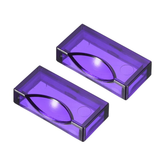 Uxcell Plastic Billiard Snooker Locator Position Marker for 2 1/16" Pool Balls, Purple 2 Pack