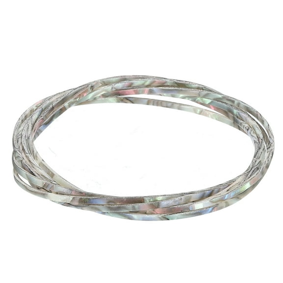 Uxcell Plastic Binding Purfling Strip 1650x2x1.5mm for Acoustic Classical Guitar Blue Green Pink