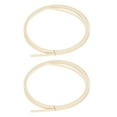 thumbnail image 1 of Uxcell Plastic Binding Purfling Strip 1650x6x1.5mm for Acoustic Classical Guitar Light Yellow 2 Pack, 1 of 5