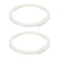 thumbnail image 1 of Uxcell Plastic Binding Purfling Strip 1650x7x1.5mm for Acoustic Classical Guitar White 2 Pack, 1 of 5