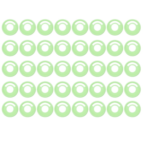Uxcell Plastic Book Binding Discs 40 Pcs 1.1 inch Circle Discbound Expansion Discs Binder Ring Fruit Green