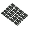thumbnail image 1 of Uxcell Plastic Buckles 20 Pack Quick Side Release Clips Black 16mm, 1 of 6