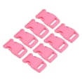 thumbnail image 1 of Uxcell Plastic Buckles 8 Pack Quick Side Release Clips Peach 16mm, 1 of 6