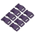 thumbnail image 1 of Uxcell Plastic Buckles 8 Pack Quick Side Release Clips Purple 16mm, 1 of 6