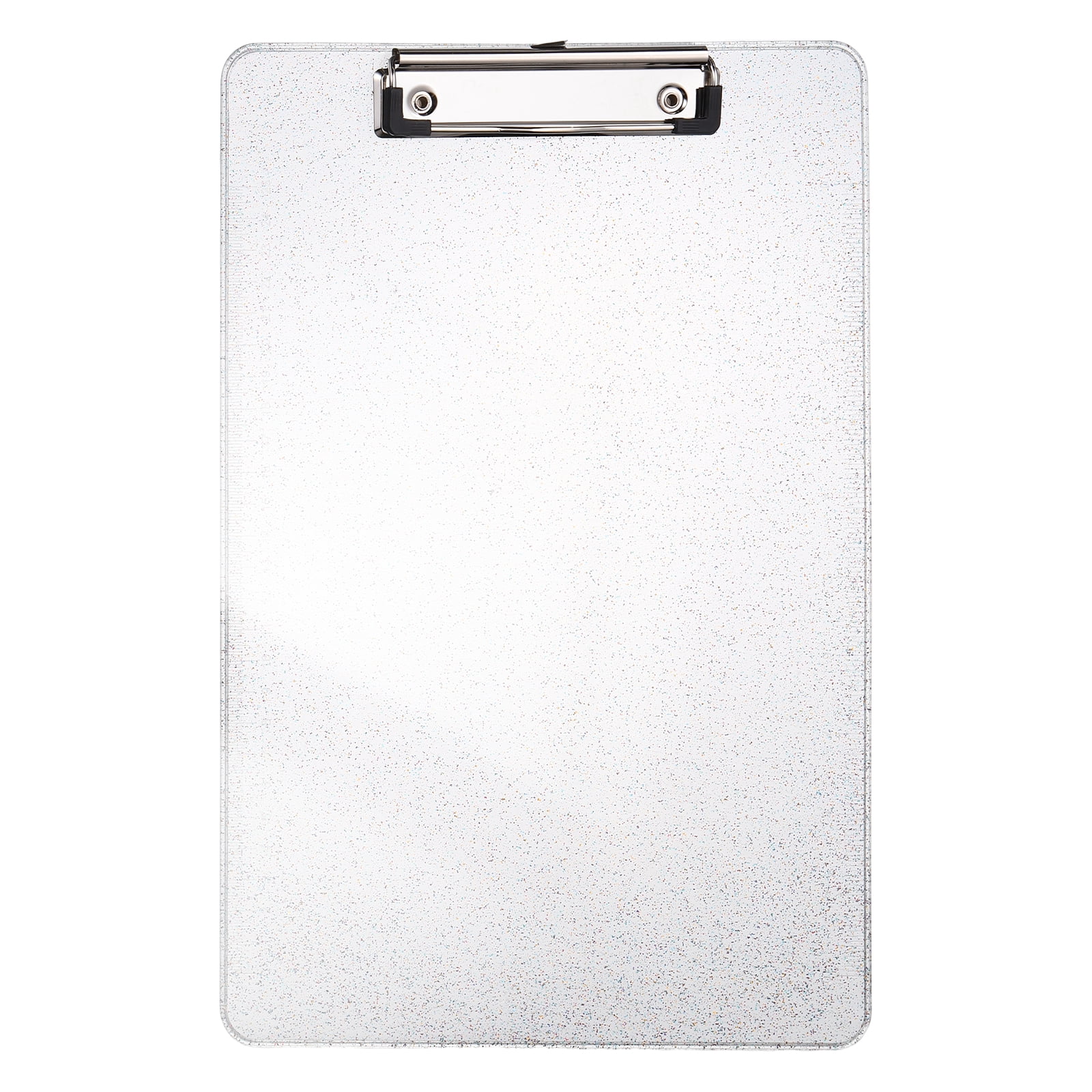 Uxcell Plastic Clip Boards, A4 Size Colorful Stylish Clip Boards Glitter Design Cute Clipboards Office Supplies for Restaurant Shop Store Note Memo Card Sign Holder