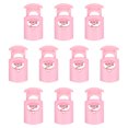 thumbnail image 1 of Uxcell Plastic Cord Lock, Single Hole Spring Toggle Stopper Adjustable Cord Stop Fastener End Pink, 1 of 6