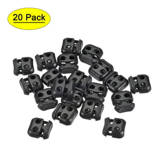 uxcell Plastic Adjustable Clothes Coat Drawstring Cord Lock Toggle Stopper  Fastener 20pcs : : Home