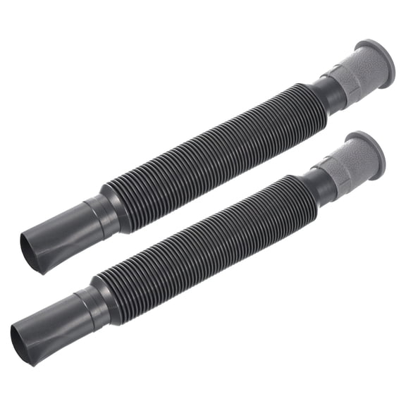 Uxcell Plastic Drain Pipe Expandable Sink Tubing Flexible Drainage Pipe Grey 2 Pack
