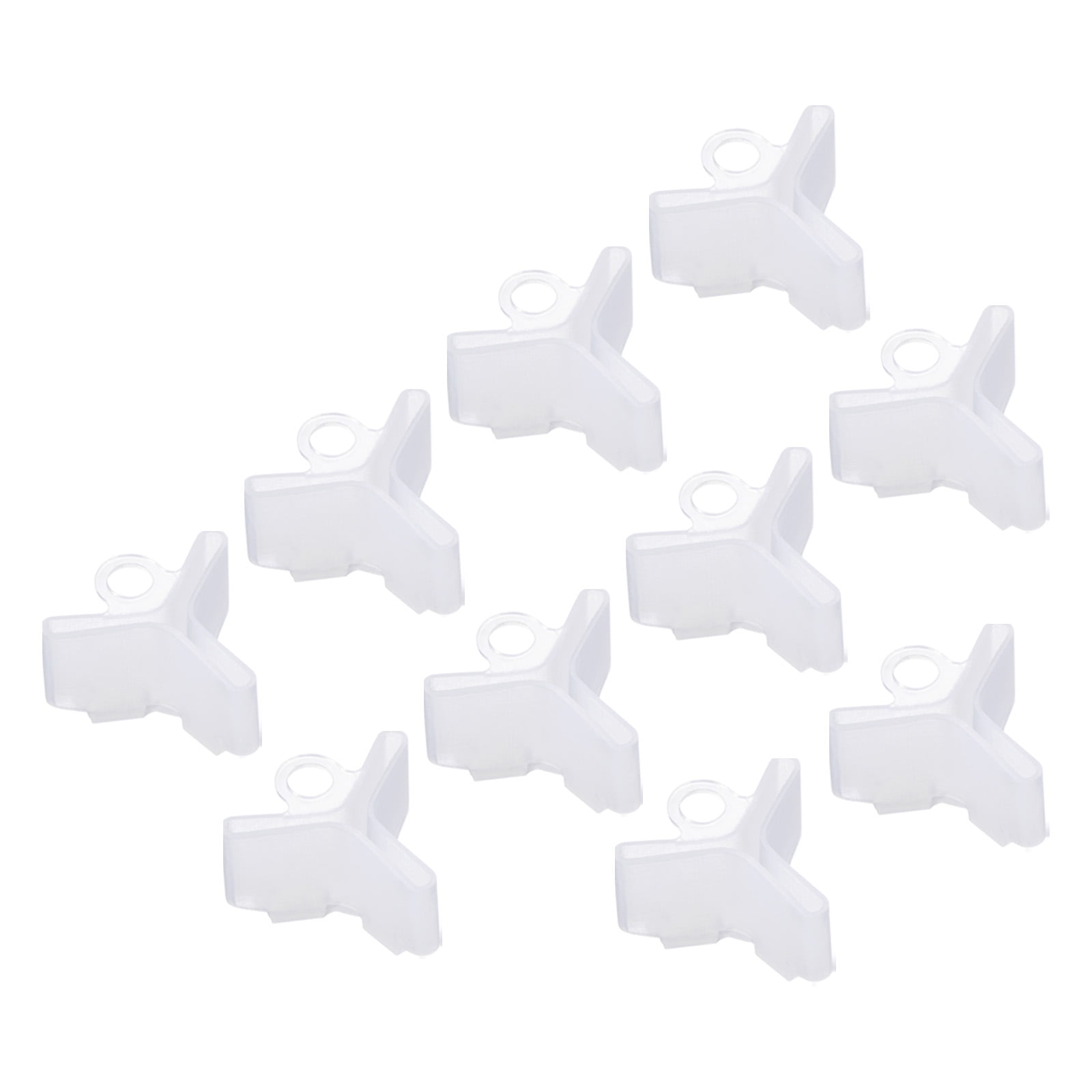 Uxcell Plastic Fishing Hook Bonnets Treble Hook Covers Fit for 1/0,2/0,  White 100 Pack