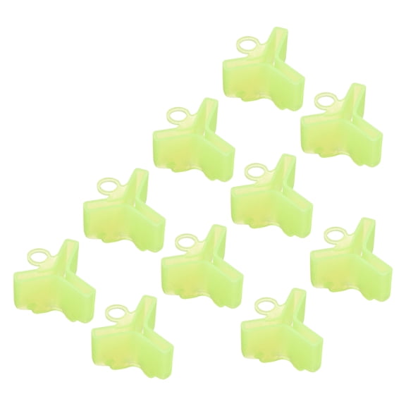 Uxcell Plastic Fishing Hook Bonnets Treble Hook Covers Fit for 4,5, Fluorescent Yellow 100 Pack