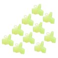thumbnail image 1 of Uxcell Plastic Fishing Hook Bonnets Treble Hook Covers Fit for 4,5, Fluorescent Yellow 50 Pack, 1 of 6