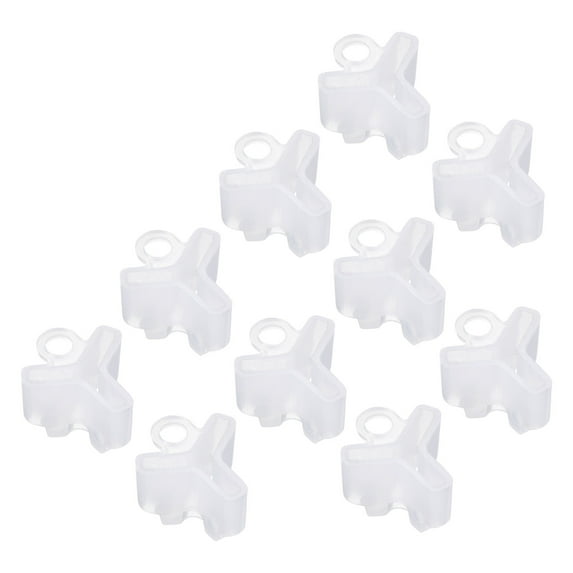 Uxcell Plastic Fishing Hook Bonnets Treble Hook Covers Fit for 9,10, White 100 Pack