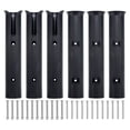 thumbnail image 1 of Uxcell Plastic Fishing Rod Holder Racks Boat Pole Bracket Fishing Tube Rod Holder Rack Side Mounted, 6 Pack, 1 of 6