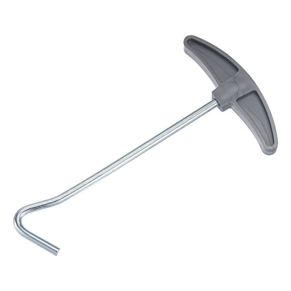 Uxcell Plastic Handle Steel Ground Stake Extractor Tent Peg Ground Hook Puller