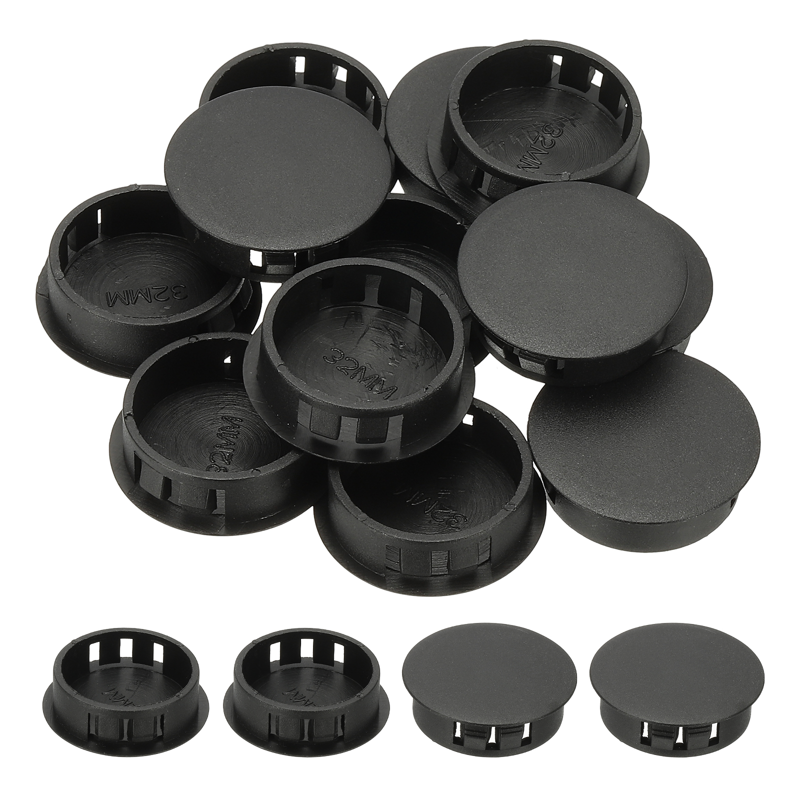 Uxcell Plastic Hole Plugs, 34 Pcs 1 1/4