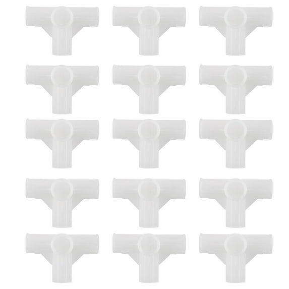 Uxcell Shoe Rack Connector Parts, 13mm Inner Diameter for Repair Wardrobe 4 Way 15Pcs