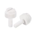 thumbnail image 1 of Uxcell Plastic Machine Screws, M3x8mm PP Slotted Knurled Fasteners Bolts, White, 50Pack, 1 of 5
