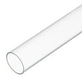 Uxcell Plastic Pipe Rigid Polycarbonate Round Tube Clear 0.7"(18mm) ID