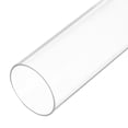 thumbnail image 1 of Uxcell Plastic Pipe Rigid Polycarbonate Round Tube Clear 1 5/8"(41.6mm) ID 1.7"(43mm) OD 6"(150mm) for Lighting, Models, Water Plumbing, 1 of 7