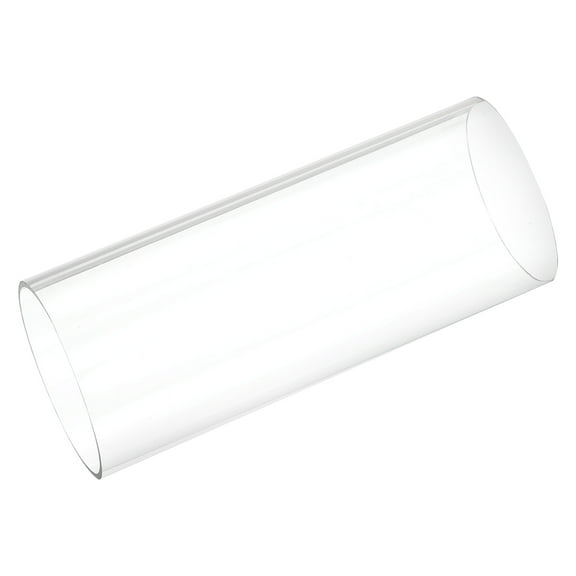 Uxcell Plastic Pipe Rigid Polycarbonate Round Tube Clear 2 5/16"(59mm) ID 2 1/2"(63mm) OD 6"(150mm) for Lighting, Models, Water Plumbing