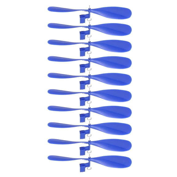 Uxcell Plastic Propeller, Propeller Props Blade Helicopter Kit 5" Fold Resistant for STEM Activities Powered Airplanes DIY Science(Blue, Pack of 10)