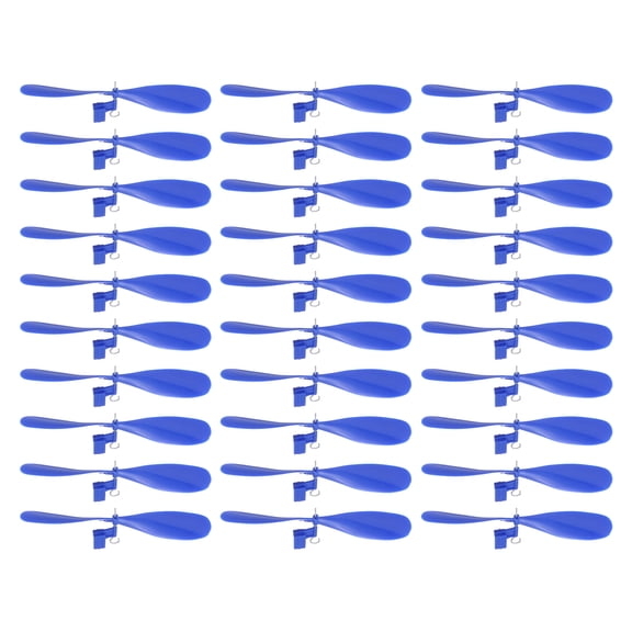 Uxcell Plastic Propeller, Propeller Props Blade Helicopter Kit 5" Fold Resistant for STEM Activities Powered Airplanes DIY Science(Blue, Pack of 30)