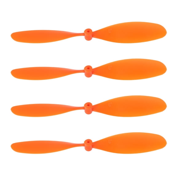 Uxcell Plastic Propeller, Propeller Props Blade Helicopter Kit 6" Fold Resistant for STEM Activities Powered Airplanes DIY Science(Orange, Pack of 4)