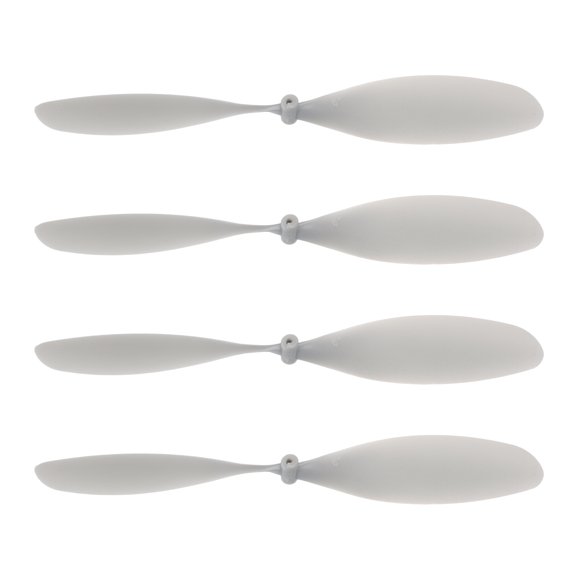 Uxcell Plastic Propeller, Propeller Props Blade Helicopter Kit 9" Fold Resistant for STEM Activities Powered Airplanes DIY Science(Silver, Pack of 4)