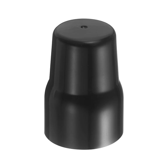 Uxcell Plastic Radiator Cap 36mm - Universal Push-Fit Radiator Pipe Cover Decoration Replacement for House, Kitchen, Bathroom, Office, Toilet Faucets Tap, Black