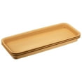 thumbnail image 1 of Uxcell Plastic Rectangular Flower Drip Tray 3pcs Terracotta 19.29x7.87”, 1 of 5