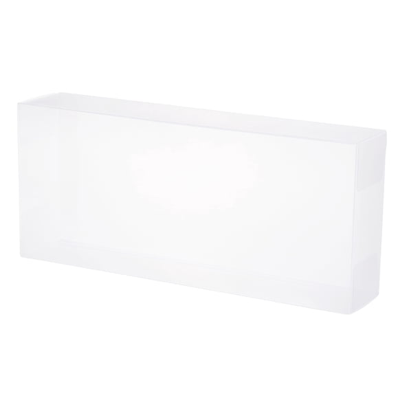 Uxcell Plastic Retail Boxes 2.1"x4.4"x10.1" (52x112x256 mm) Gift Box with Protecting Film for Candy, Cookies, Christmas, Wedding, Party Wrapping Clear Pack of 20