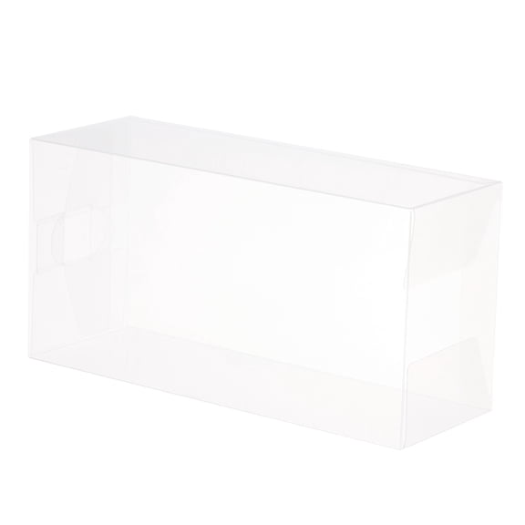 Uxcell Plastic Retail Boxes 2.8"x3.9"x7.9" (70x100x200 mm) Gift Box with Protecting Film for Candy, Cookies, Christmas, Wedding, Party Wrapping Clear Pack of 20