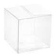 thumbnail image 1 of Uxcell Plastic Retail Boxes 90x90x90mm with Protective Film Clear for Candy 10 Pack, 1 of 4