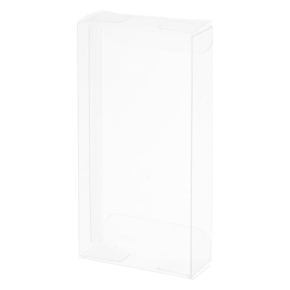 Uxcell Plastic Retail Boxes, Gift Box with Protecting Film, for Candy Cookies Christmas Wedding Party Wrapping Clear 2"x0.8"x3.9"