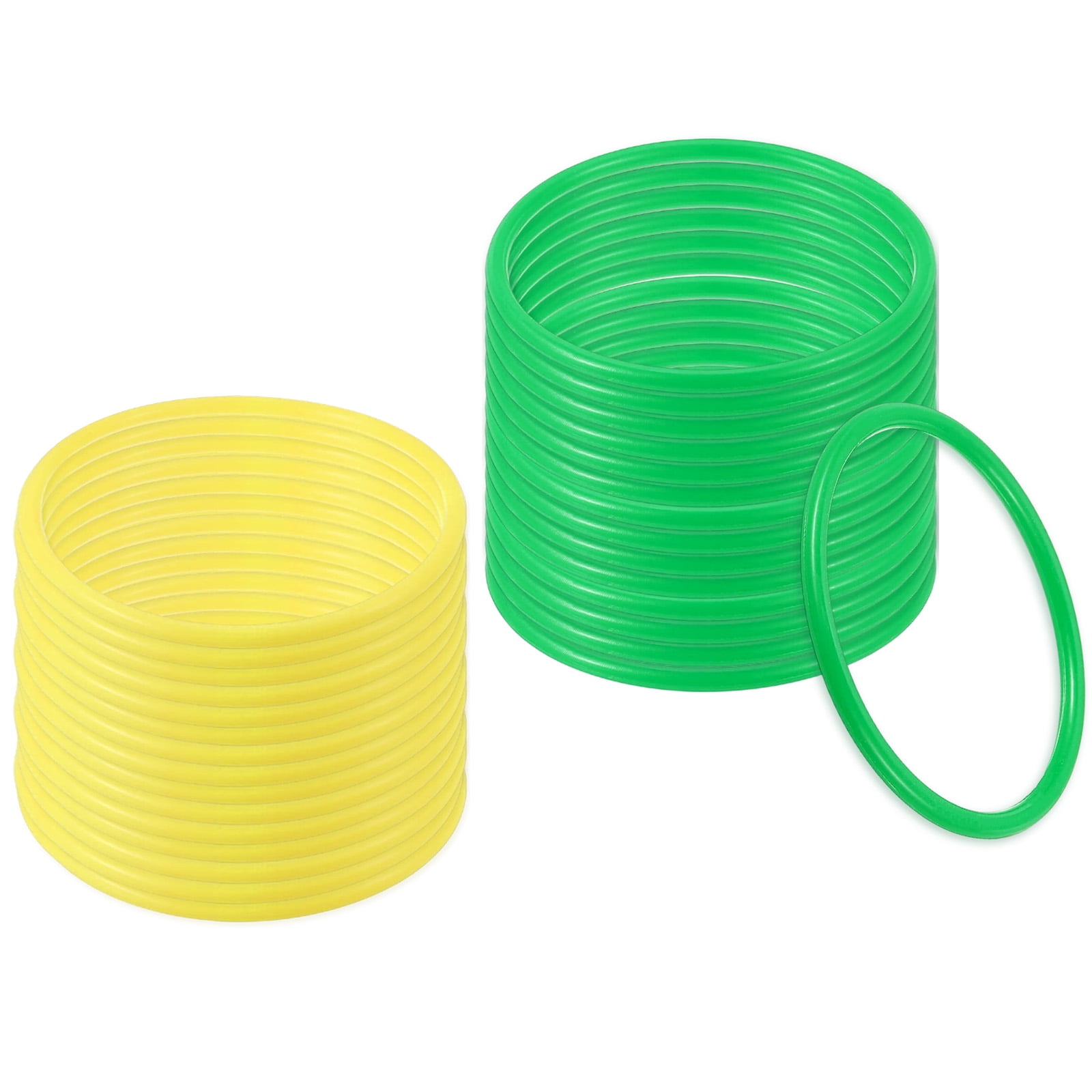 Uxcell Plastic Ring-Toss Rings for Bottles Carnival Rings Plastic Hoops ...