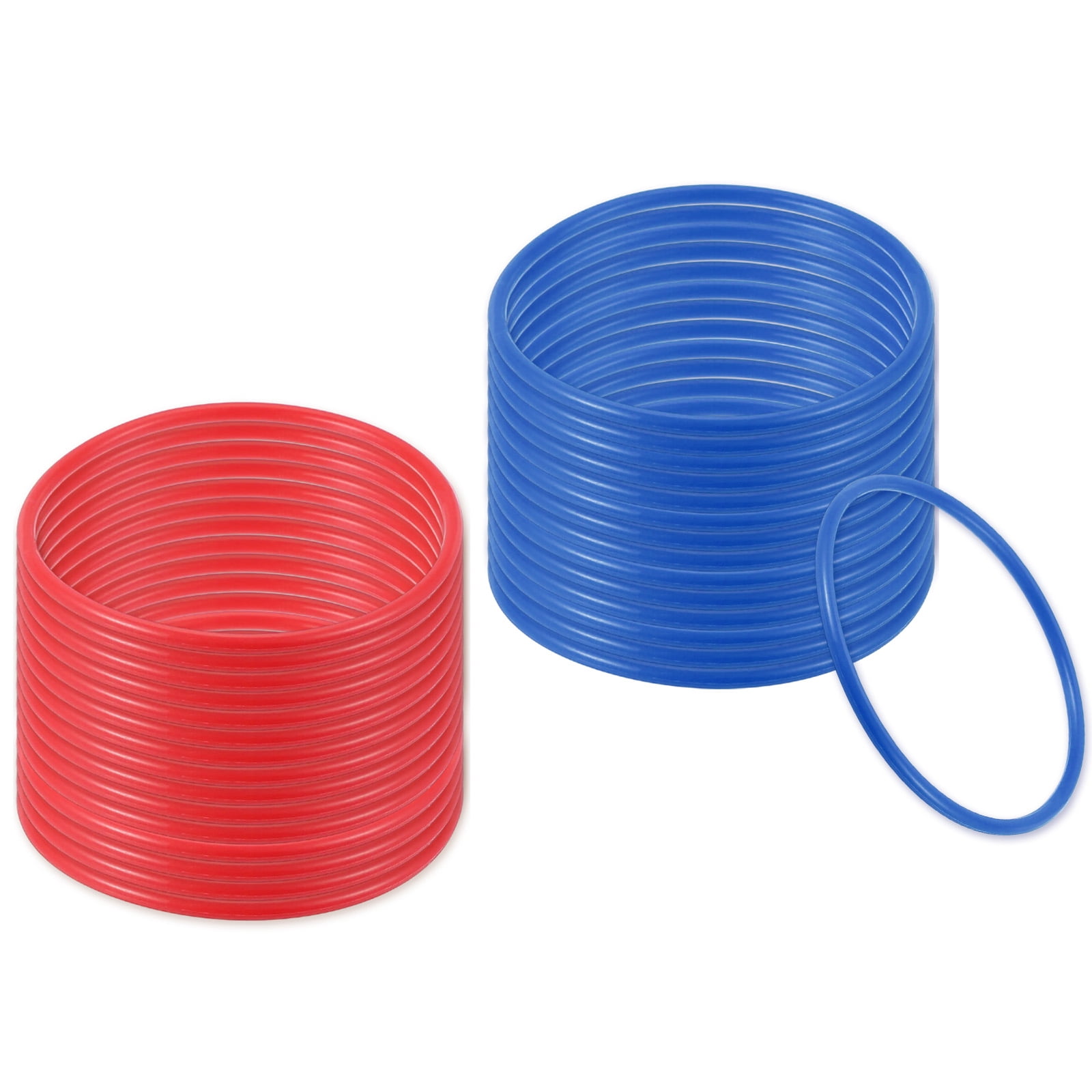 PATIKIL 30-Pack Plastic Ring Toss Rings - Carnival Game Hoops For Bottles, Outdoor Party Fun