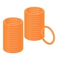 thumbnail image 1 of Uxcell Plastic Ring-Toss Rings for Bottles Carnival Rings Plastic Hoops for Speed and Agility Practice Outdoor Party Favor 2.8 Inch Orange, 1 of 7
