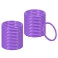 thumbnail image 1 of Uxcell Plastic Ring-Toss Rings for Bottles Carnival Rings Plastic Hoops for Speed and Agility Practice Outdoor Party Favor 3.5 Inch Purple, 1 of 6