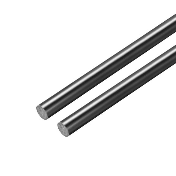 Uxcell Plastic Round Rod3/32" Dia 20" LengthBlack FRP Fiberglass Round Rod Engineering Plastic Bar 2Pcs