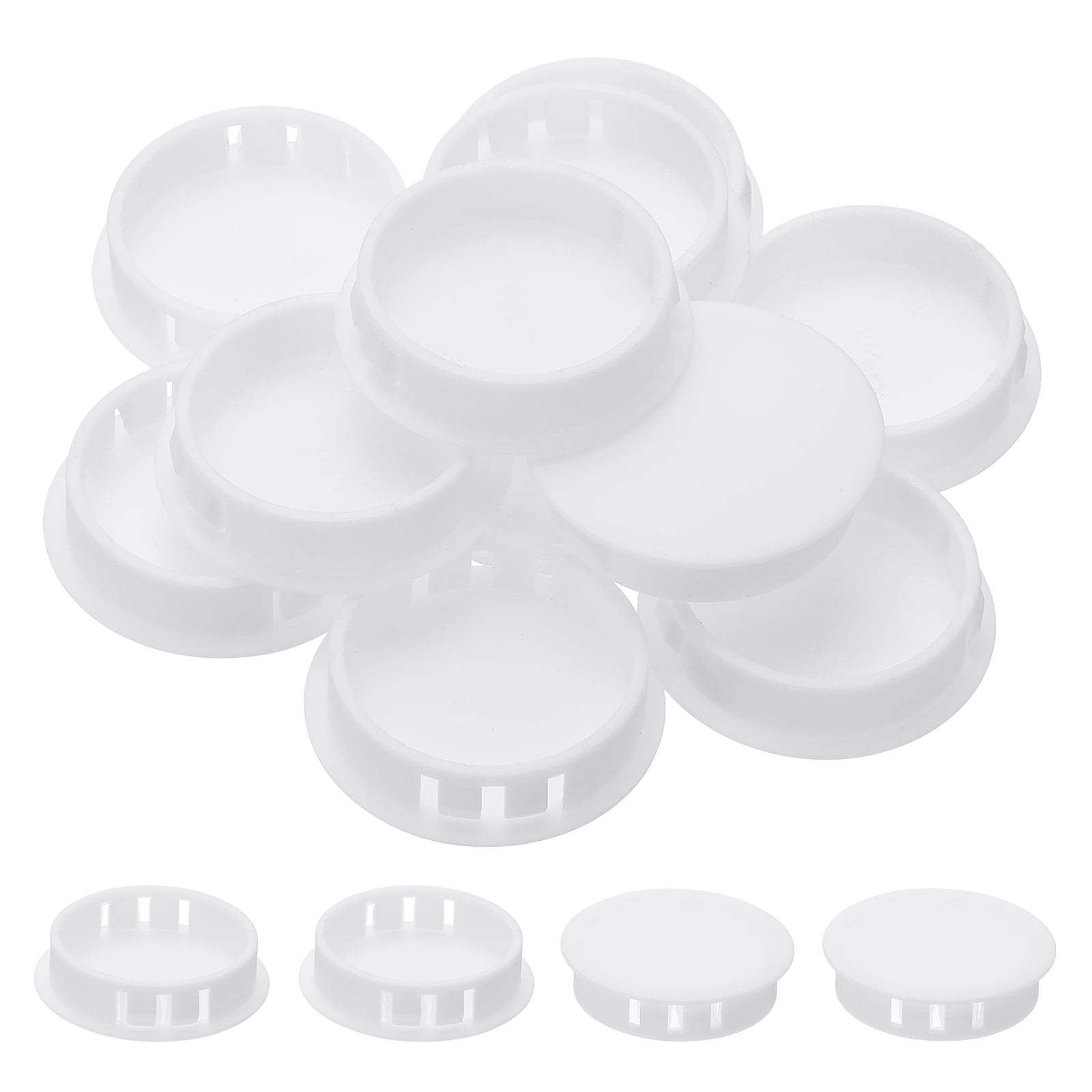 Uxcell Plastic Screws Hole Plugs, 55 Pcs 1 3/5
