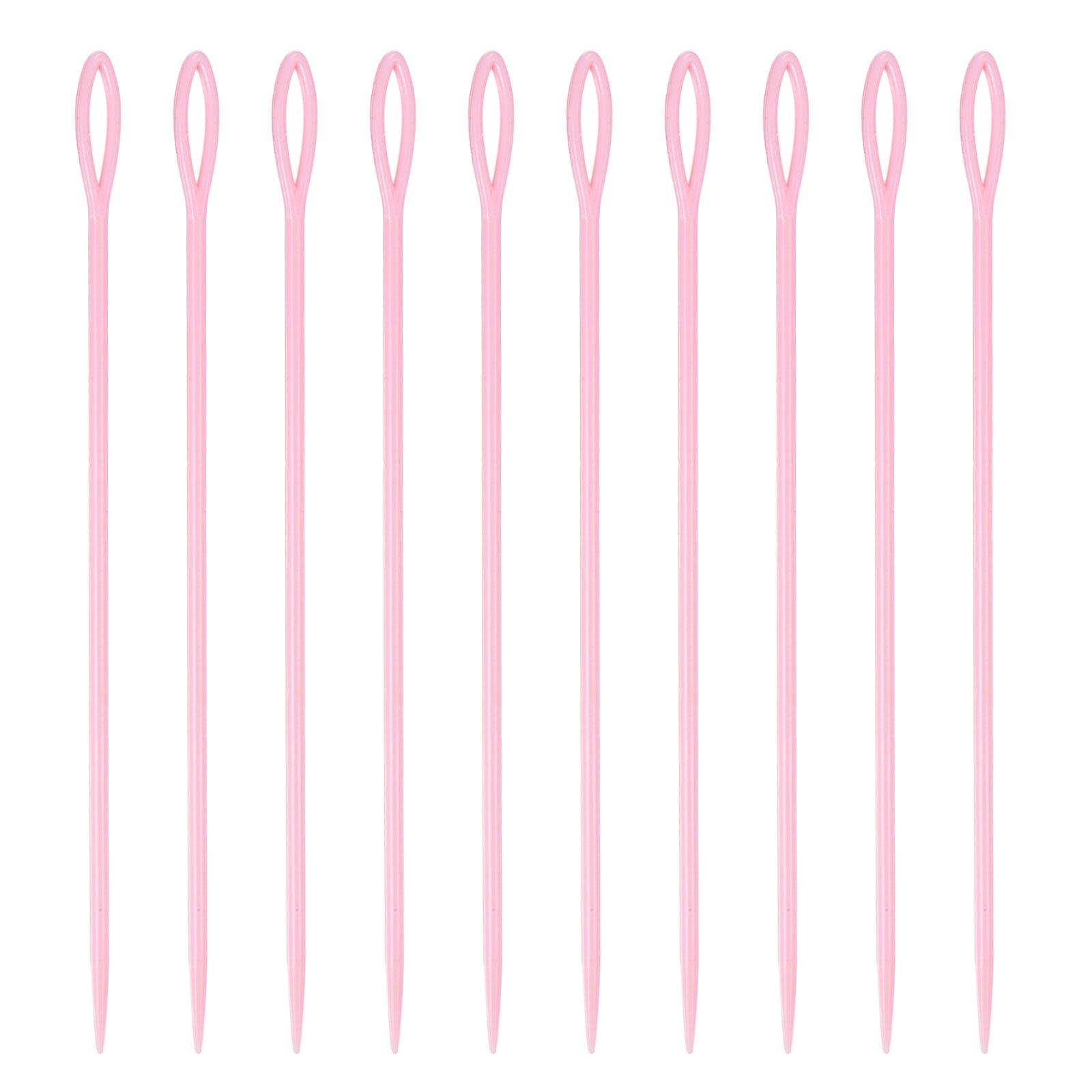 Uxcell Plastic Sewing Needles, 15cm Large Eye Blunt Learning Needles